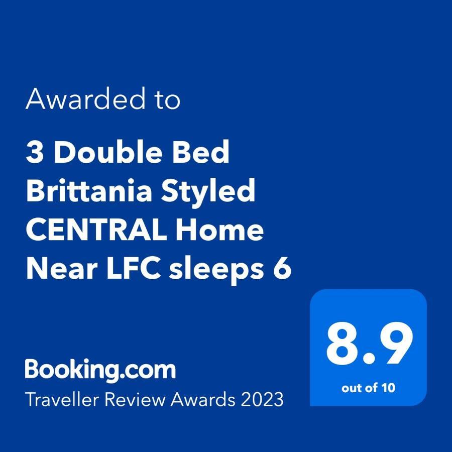 3 Double Bed Brittania Styled Central Home Near Lfc Sleeps 6 With Free Business Super Fast Fibre Broadband Liverpool Exteriér fotografie